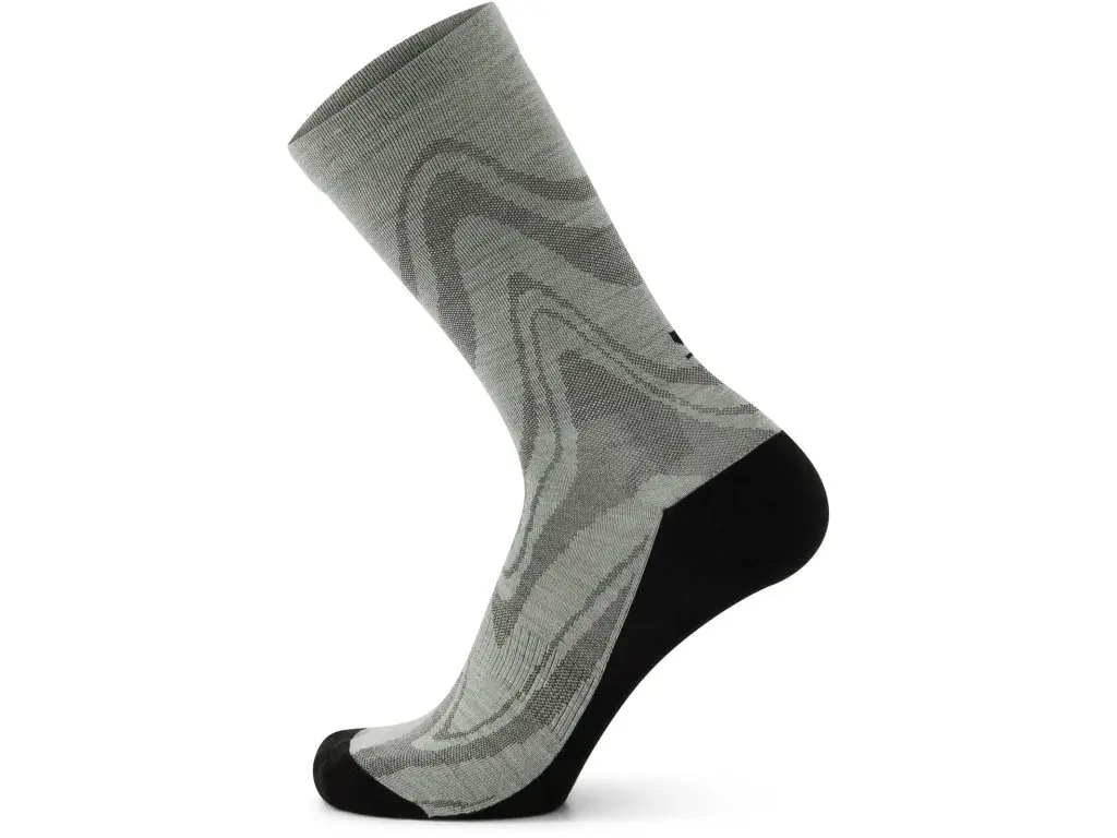 Mons Royale Atlas Crew Sock Plaited L šedá/černá Vrácení Zdarma