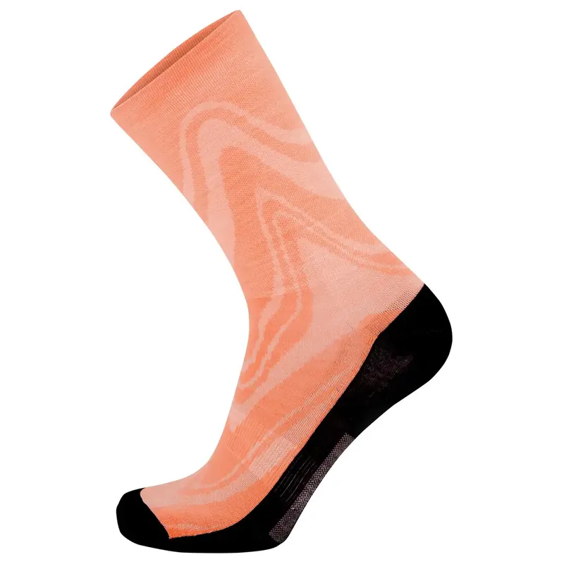 Omezená Nabídka Mons Royale Atlas Crew Sock Plaited L oranžová/černá