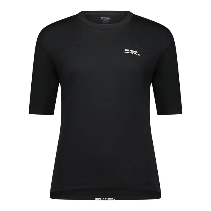 Mons Royale Diversion Merino Bike Jersey Short Sleeve L černá Tovární Cena