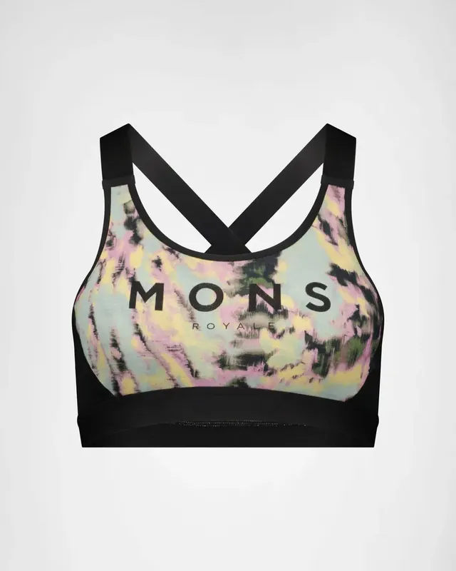 Mons Royale Stella Merino X-Back Bra L multicolor Akční Nabídka