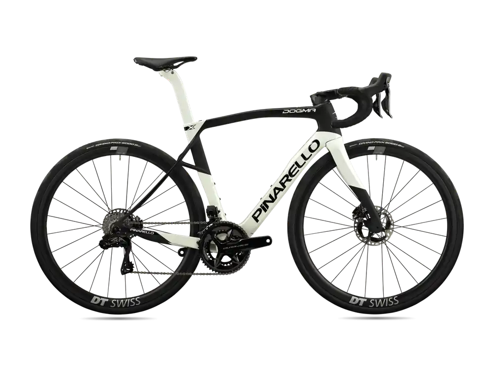 Pinarello DOGMA X SHIMANO Dura Ace Di2 2x12 DB Power Meter (MY25) 500 bílá/černá Kup Teď