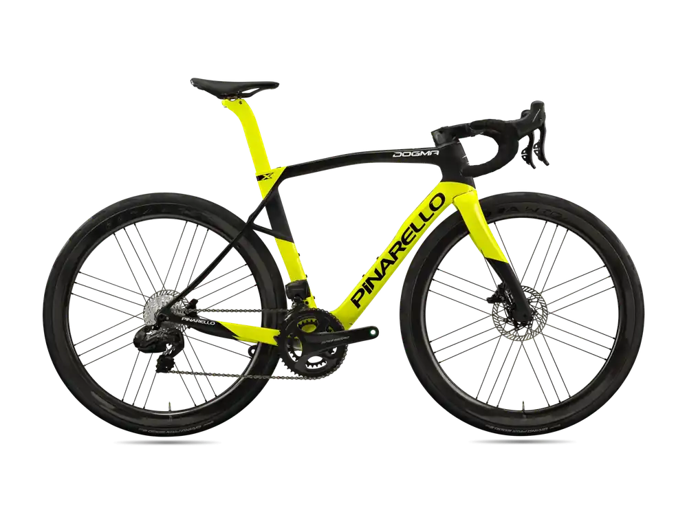 Pinarello DOGMA X SHIMANO Dura Ace Di2 2x12 DB Power Meter (MY25) 515 žlutá/černá Aktuální