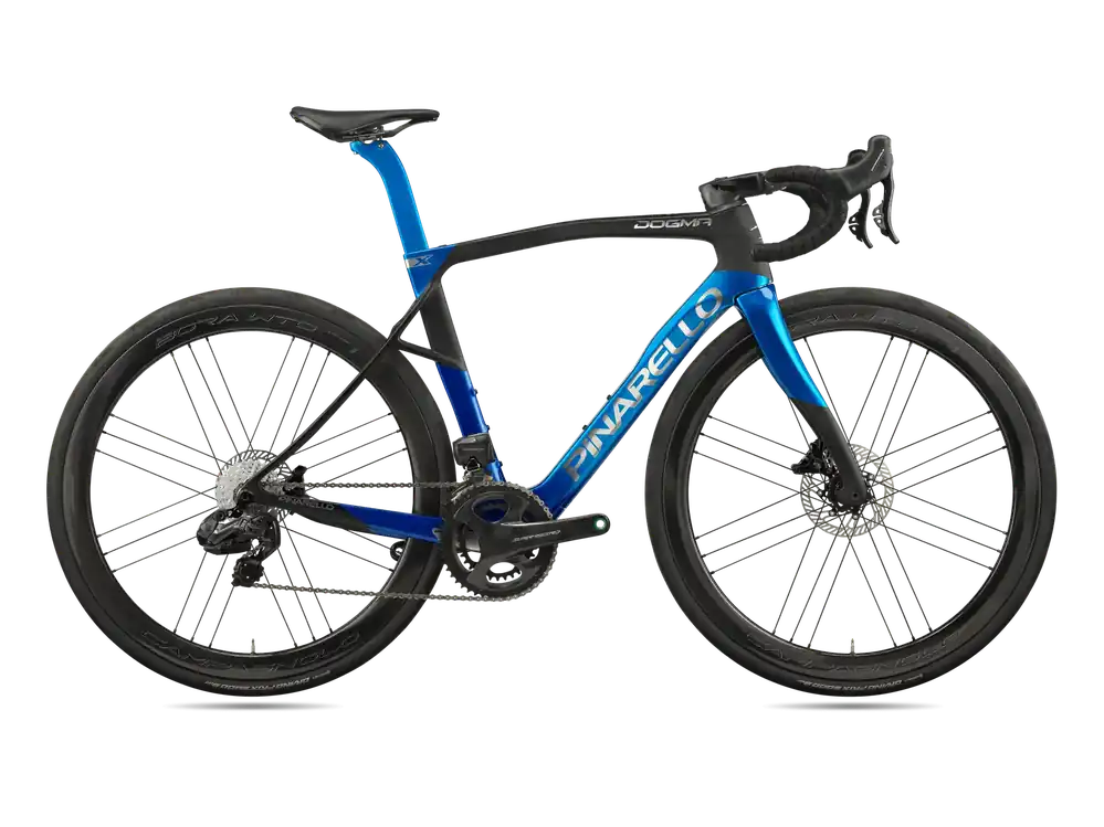Pinarello DOGMA X CAMPAGNOLO Super Record EPS 2x12 DB Wireless (MY25) 560 modrá/černá Ověřený