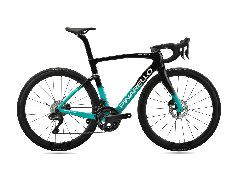 Pinarello F SERIES F7 Ultegra Di2 2x12 DB (MY25) 465 tyrkysová/černá Ověřený