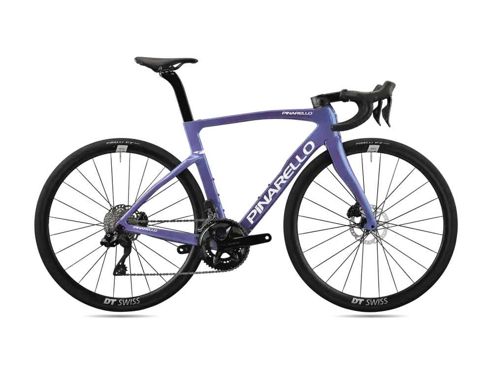 Pinarello F SERIES F5 105 Di2 2x12 DB + DT SWISS A1800 30DB SPLINE 560 fialová Aktuální