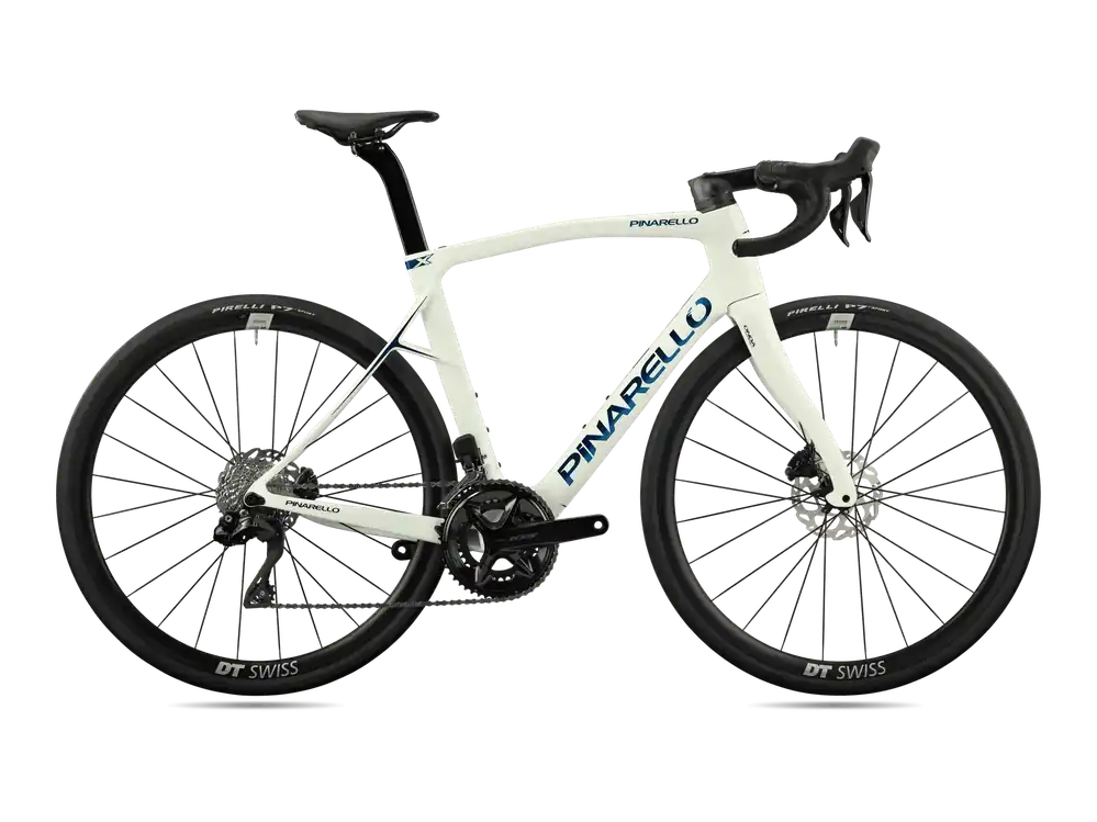 Pinarello X SERIES X5 105 2x12 DB (MY25) 530 bílá/modrá Aktuální