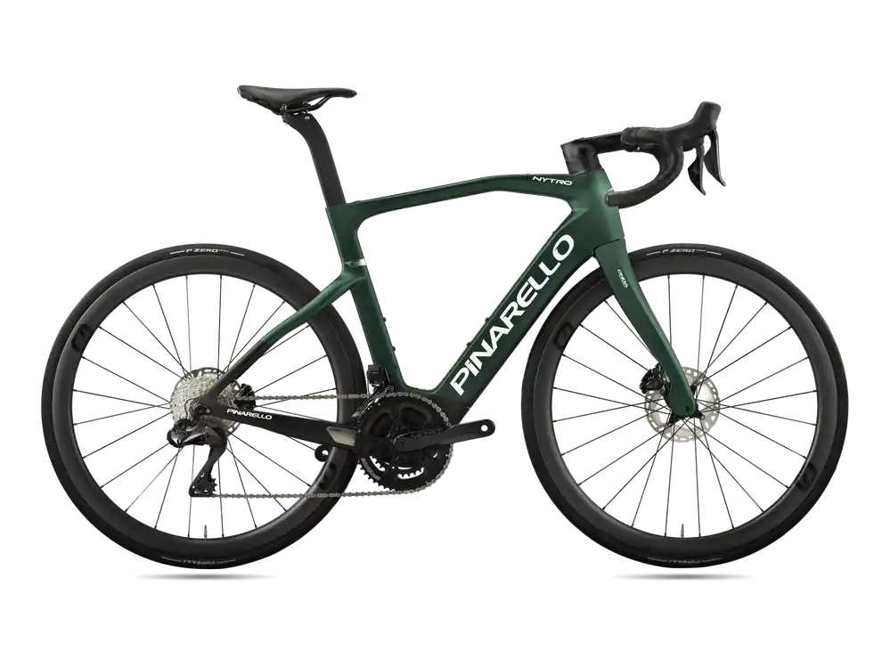Pinarello NYTRO ROAD E7 SHIMANO Ultegra Di2 2x12 DB (MY25) 470 tmavě zelená Nová Kolekce