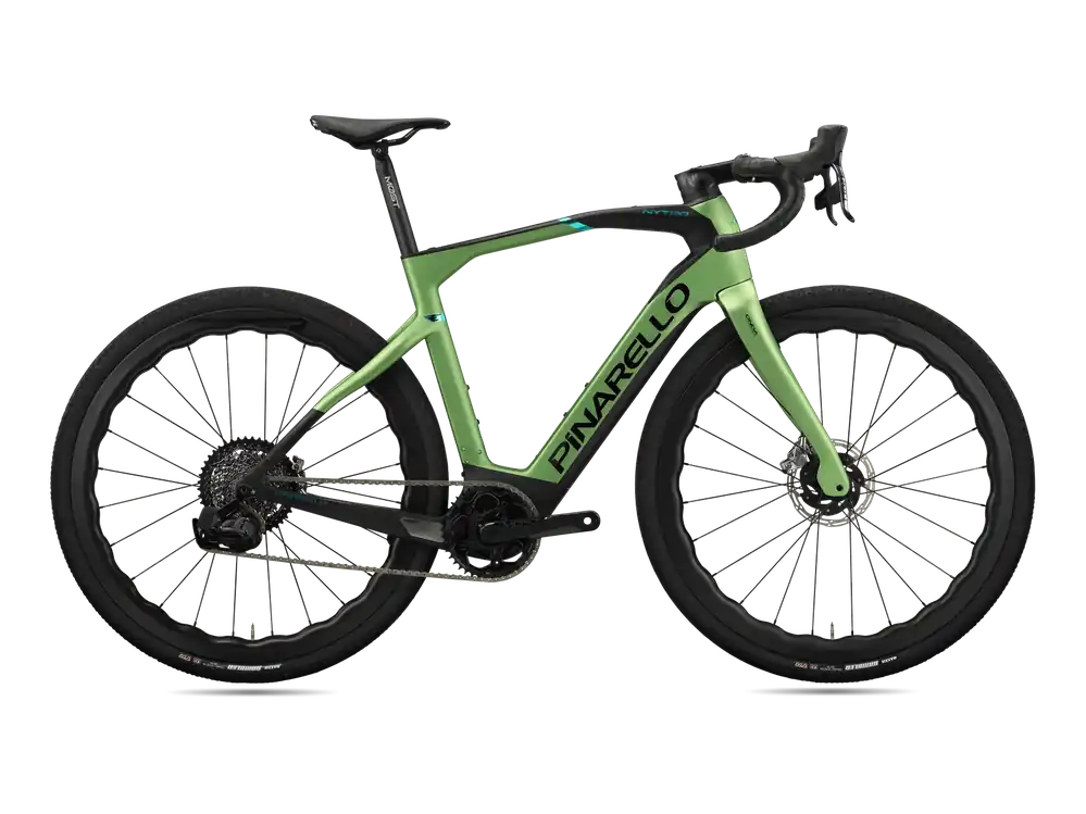 Pinarello NYTRO GRAVEL E9 SRAM Red eTap AXS 1x12 DB XPLR (MY25) 470 zelená Finální Výprodej