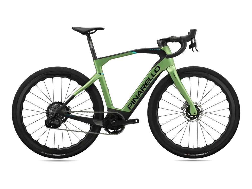 Pinarello NYTRO GRAVEL E9 SRAM Red eTap AXS 1x12 DB XPLR (MY25) 550 zelená Levný