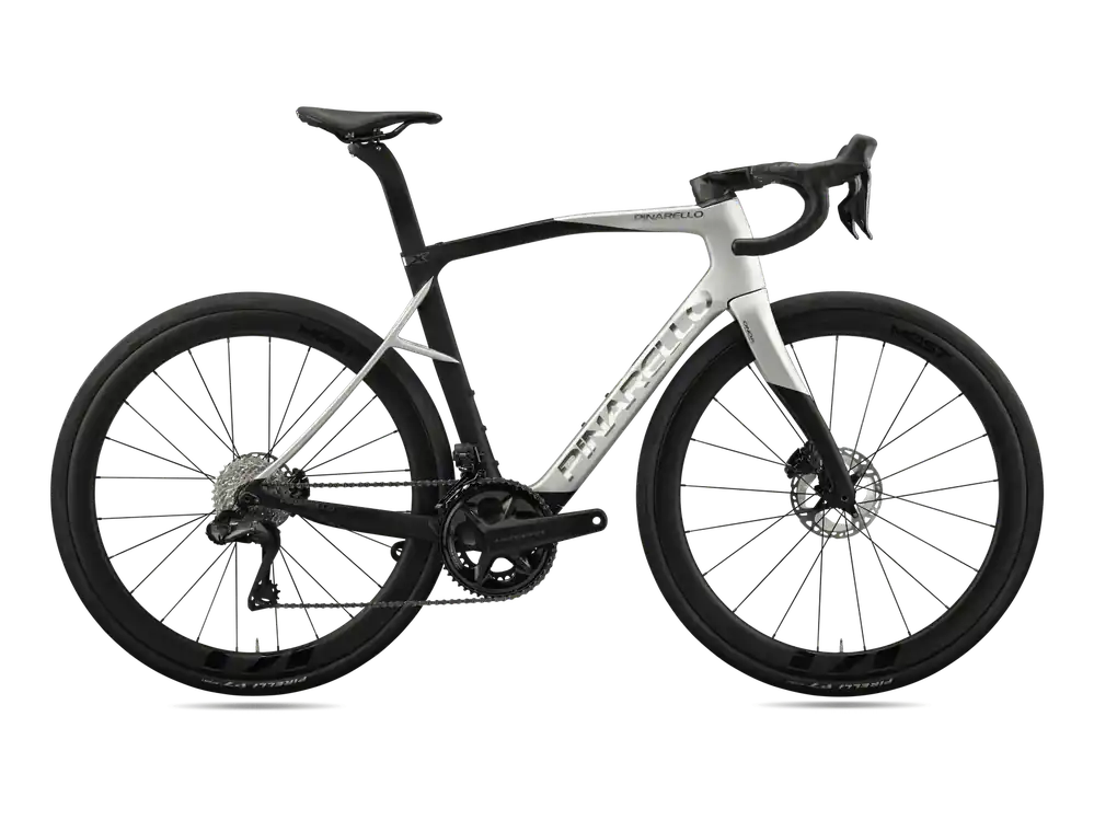 Pinarello X SERIES X7 Ultegra Di2 2x12 DB (MY25) 430 stříbrná/černá Zlevněný