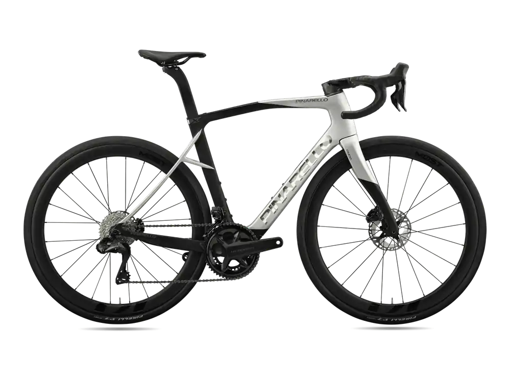 Pouze Dnes Pinarello X SERIES X7 Ultegra Di2 2x12 DB (MY25) 530 stříbrná/černá