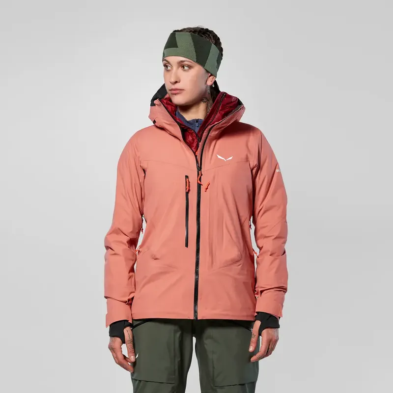Salewa Sella 3L Ptx Jacket W 46/40 lososová Výhodná Nabídka