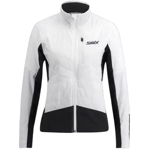 Swix Nordic Warm Hybrid Bunda M bílá/červená Akční Cena