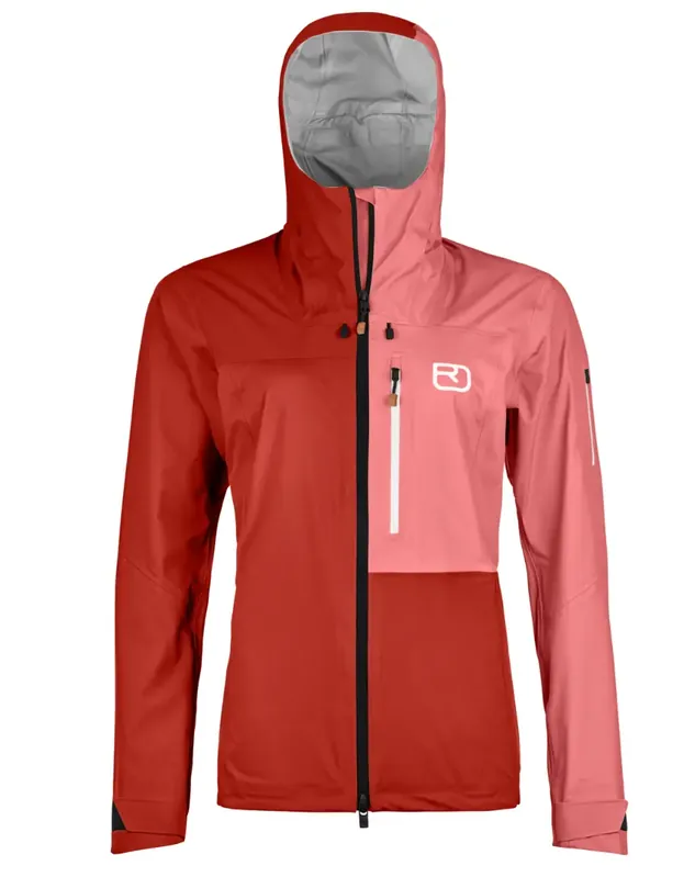Ortovox 3L Ortler Jacket W M červená/růžová Sleva