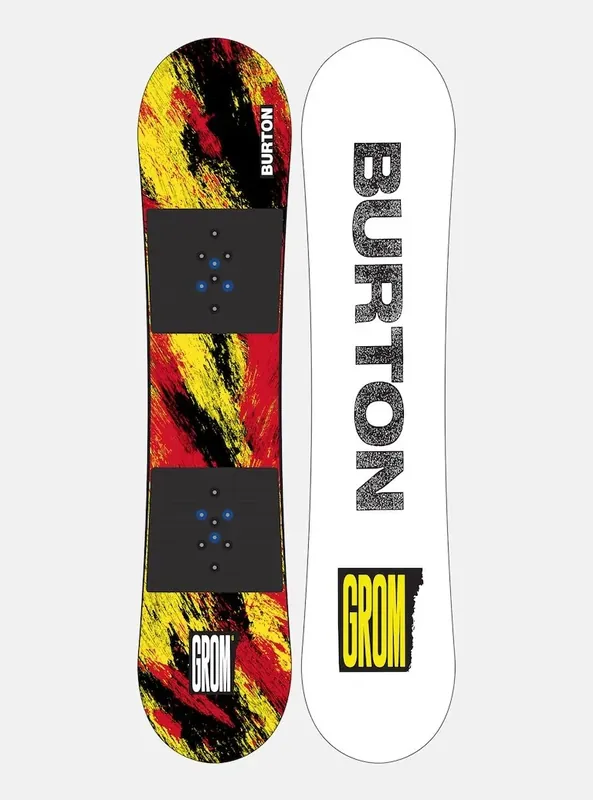 Hit Sezóny Burton Grom Snowboard 130 žlutá/červená