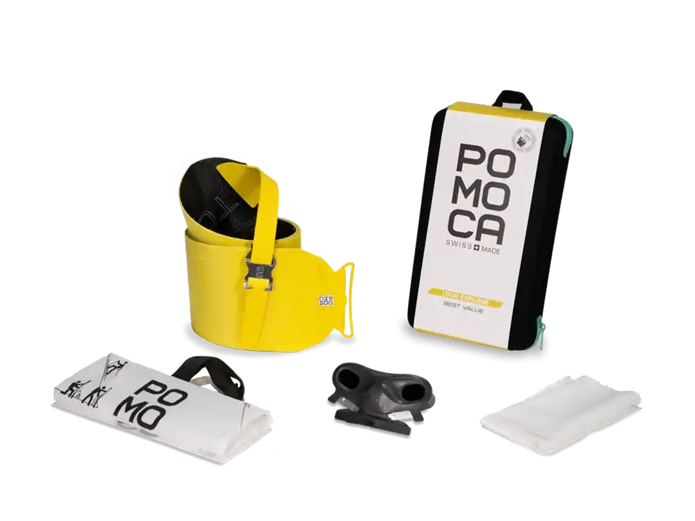 Expresní Doručení Pomoca Tour Explore Ready2climb skialpové pásy - 130mm M žlutá