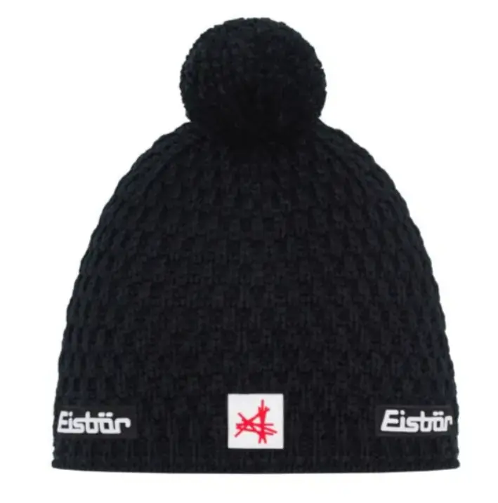 Eisbär čepice Trail Pompon MÜ SA UNI černá Sleva