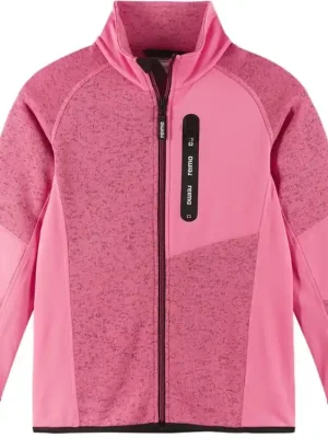 Fleecová mikina Reima Laskien - Soft Coral Výprodej