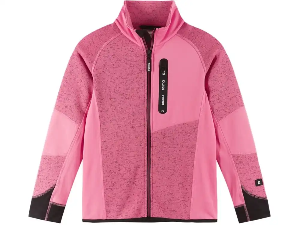 Fleecová mikina Reima Laskien - Soft Coral Výprodej