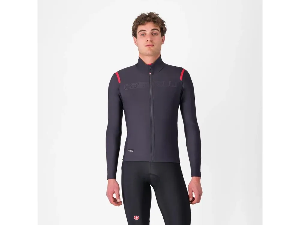Značkový Cyklistický dres s dlouhým rukávem Castelli Tutto Nano Ros
