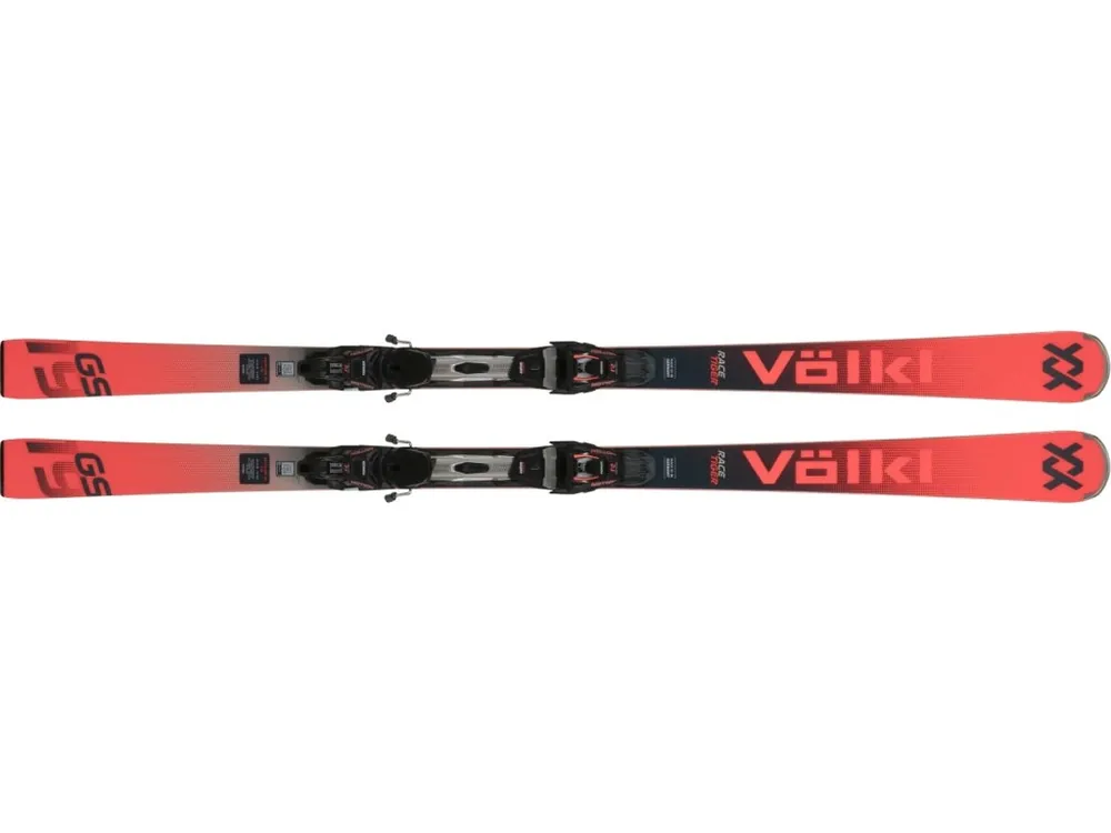 Vysoce Kvalitní Sjezdové lyže Völkl Racetiger GS + rMotion Tl 12 GW Red 2025/2026