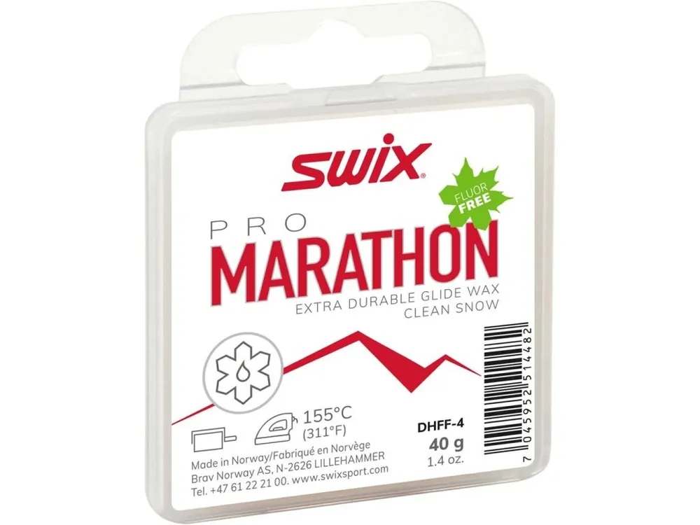 Nová Kolekce Vosk Swix Marathon Pro White, 40g