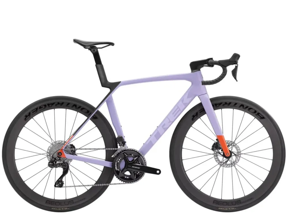 Autentický Silniční kolo Trek Madone SL 6 Gen 8 2026 Matte Lavender Haze/Deep Smoke