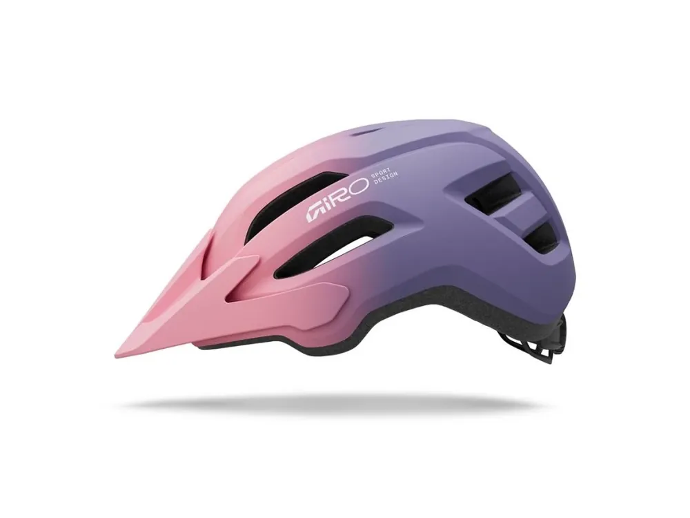 Bezpečná Platba Cyklistická přilba Giro Fixture II Youth Mat Light Pink/Purple Fade