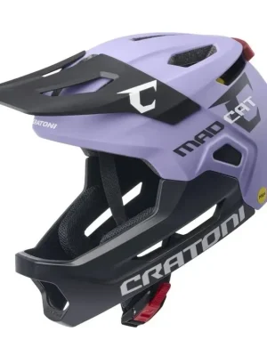 Cyklistická přilba Cratoni MadCat MIPS Purple/Black Matt Akce