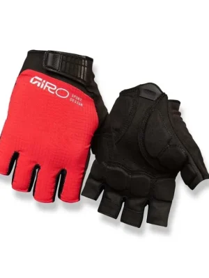Zlevněný Cyklistické rukavice Giro Bravo II Gel Flame Red