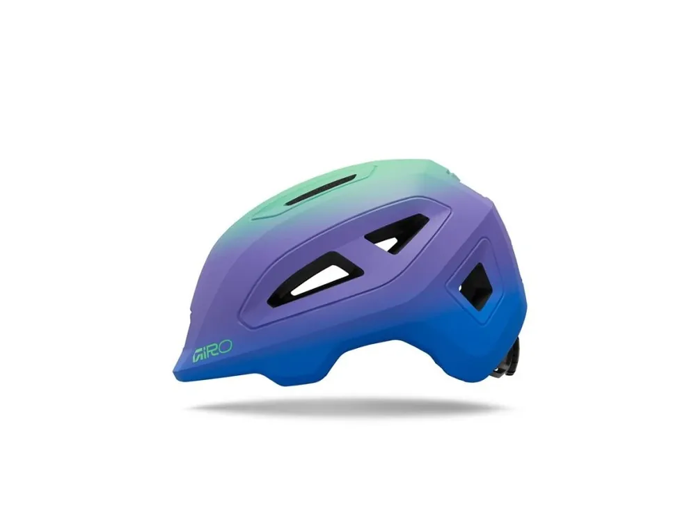 Akční Cena Cyklistická přilba Giro Scamp II Mat Blue Jewel/Vivid Green Fade