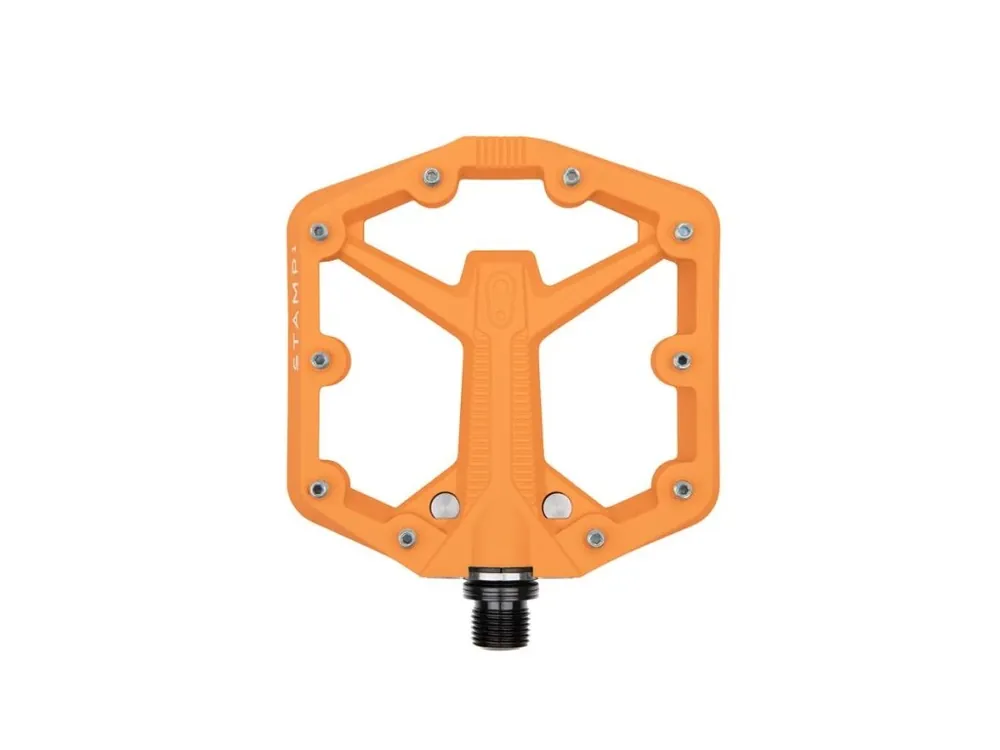 Ověřený Pedály Crankbrothers Stamp 1 Small Orange Gen 2