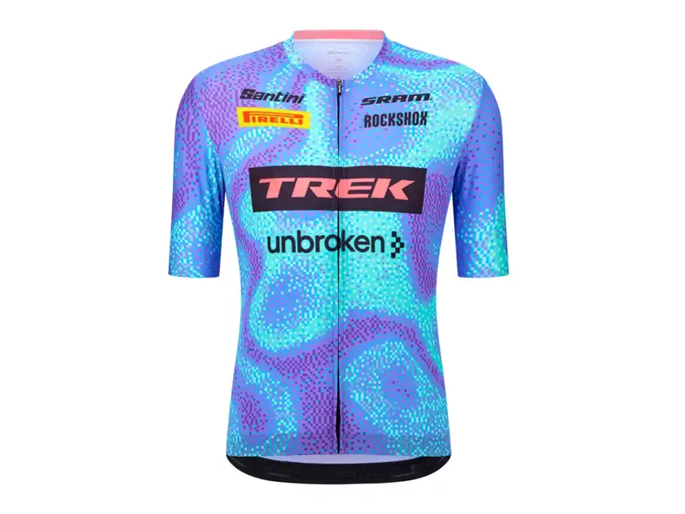 Oblíbený Cyklistický dres Santini Trek-Unbroken XC Replica