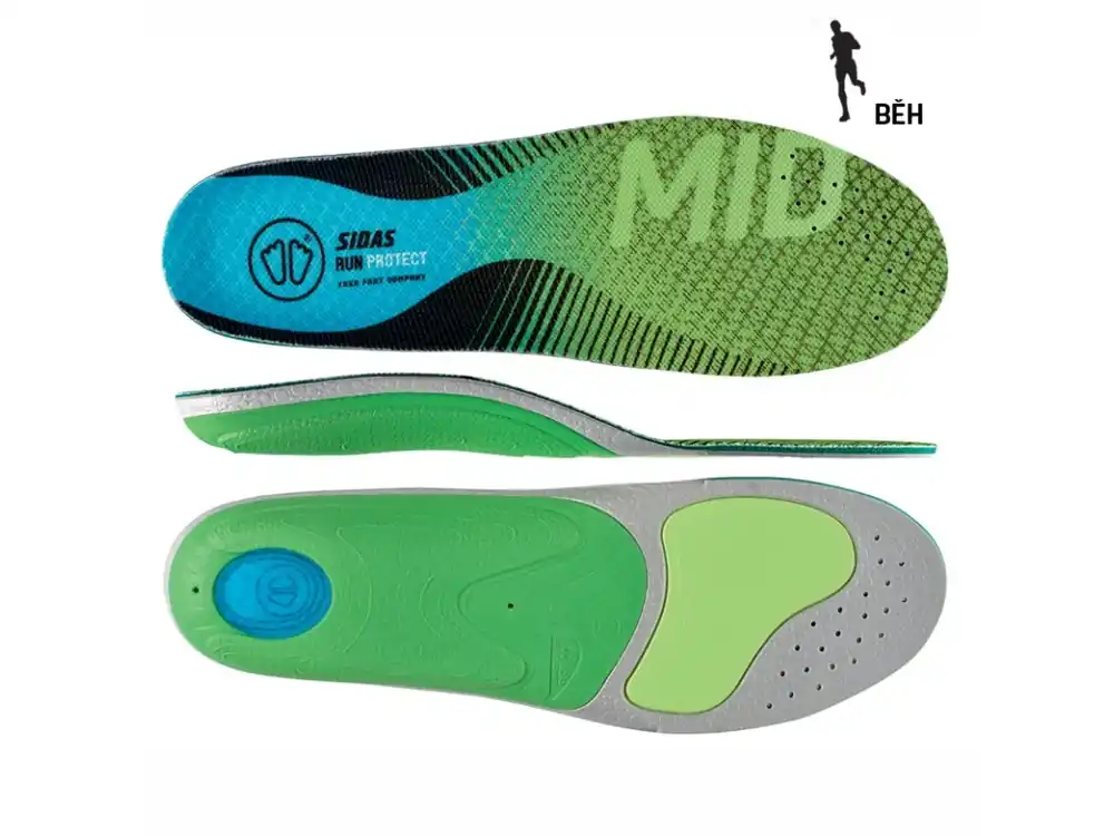 Ověřený Vložky do bot Sidas Run 3Feet Protect Mid