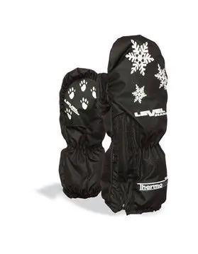 Level Kiddy Mitten black Levný