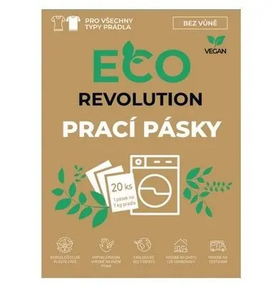 EcoRevolution prací pásky, bez vůně, 20ks Sleva