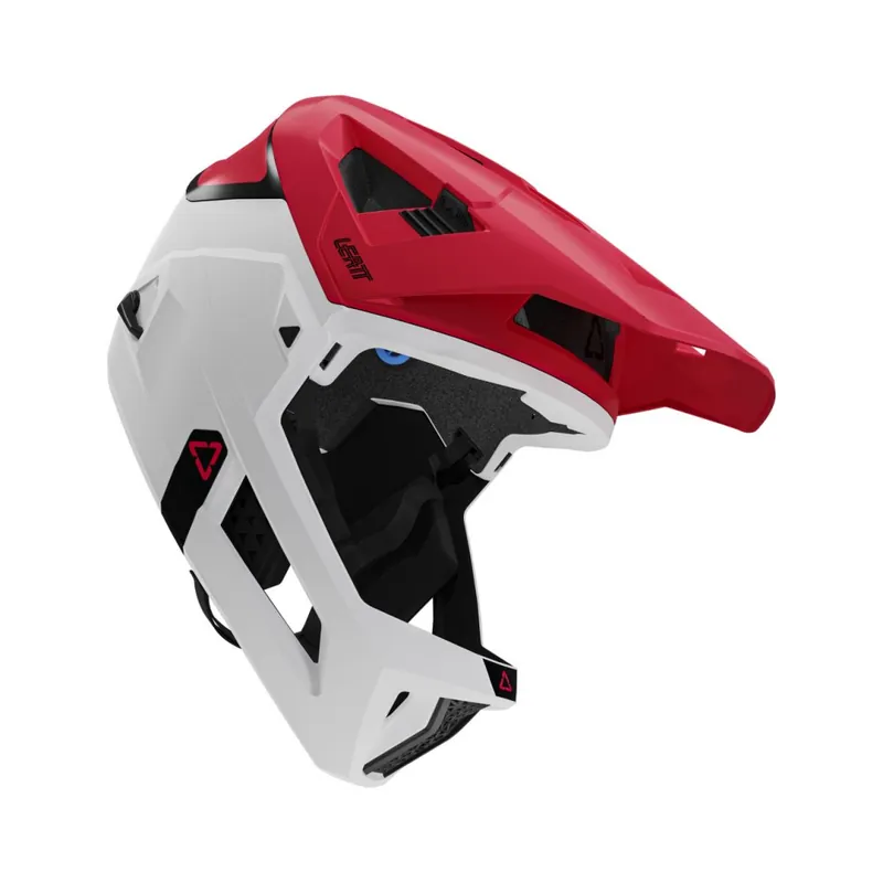 LEATT integrálna přilba MTB Enduro 4.0 , Red/White - Varianta L / 59-63cm Speciální Cena