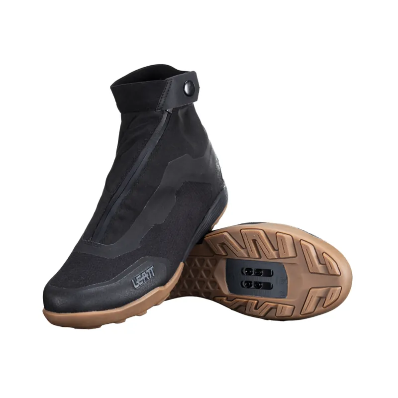 Leatt nepremokavá cyklo obuv HydraDri 7.0 Clip, pánska, black - Varianta 41,5 Akční Nabídka