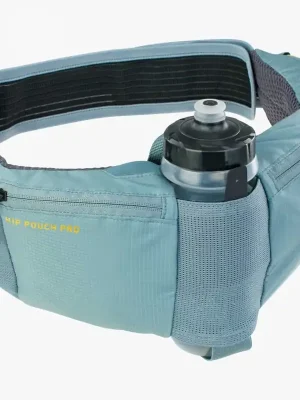 Originální Ledvinka Evoc Hip Pouch Pro + Drink bottle 0,55 Steel - modrá