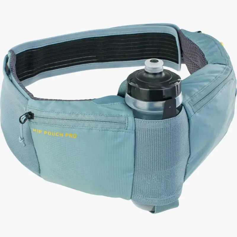 Originální Ledvinka Evoc Hip Pouch Pro + Drink bottle 0,55 Steel - modrá