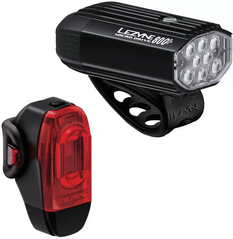 Lezyne set svetiel MICRO DRIVE 800+ / KTV DRIVE PRO+ Vysoce Kvalitní