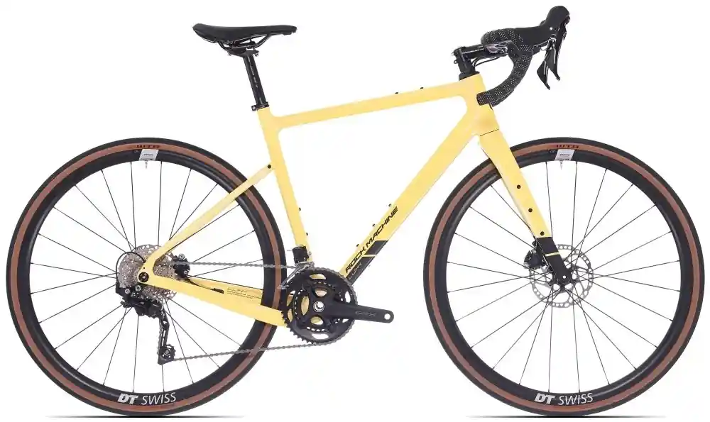 Rychlé Dodání Gravel kolo Rock Machine LUKK CR 60 / Gloss Sulfur Yellow - Velikost 700Cx500 (S)