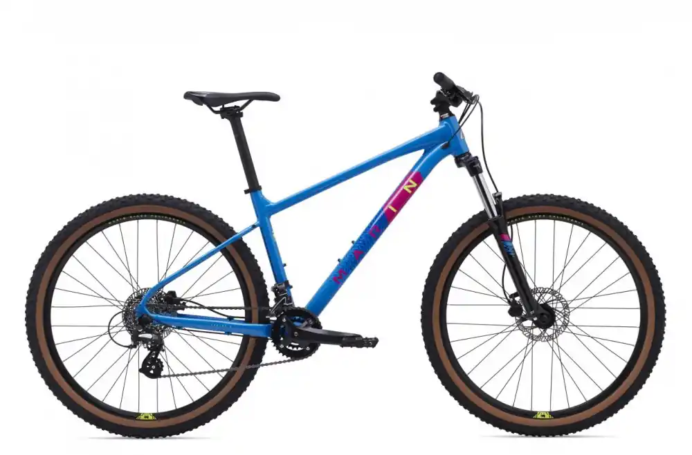 MARIN Bobcat Trail 3 29" modrá/žltá/fialová - Varianta XL Oblíbený