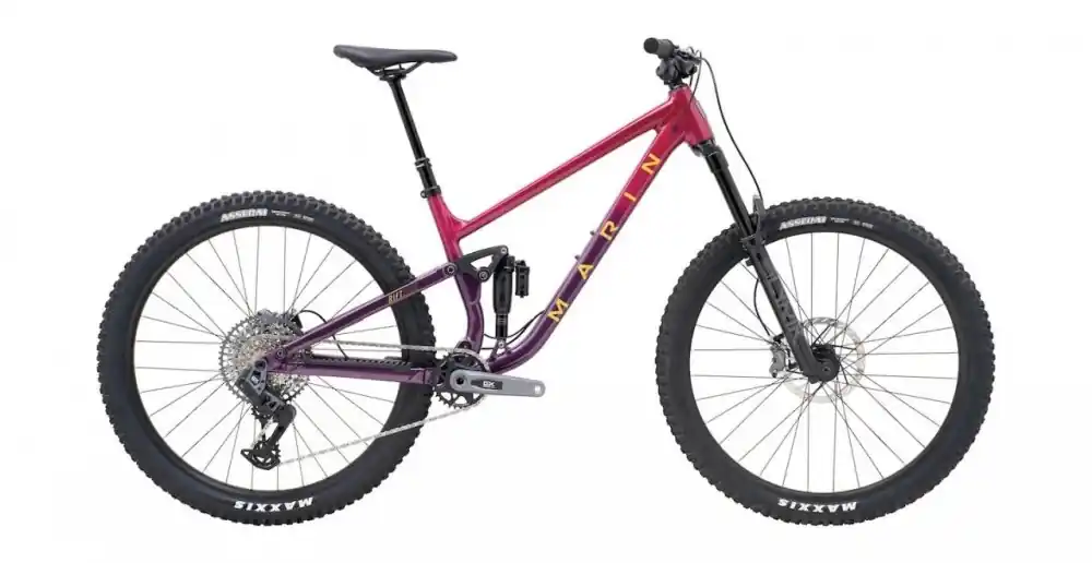 MARIN Rift Zone XR AXS, ružová/fialová/žltá - Varianta L Originální