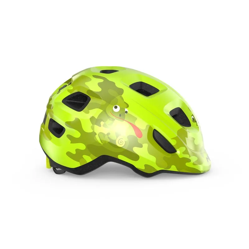 Cenově Výhodný MET přilba HOORAY dětská lime chameleon -52/55